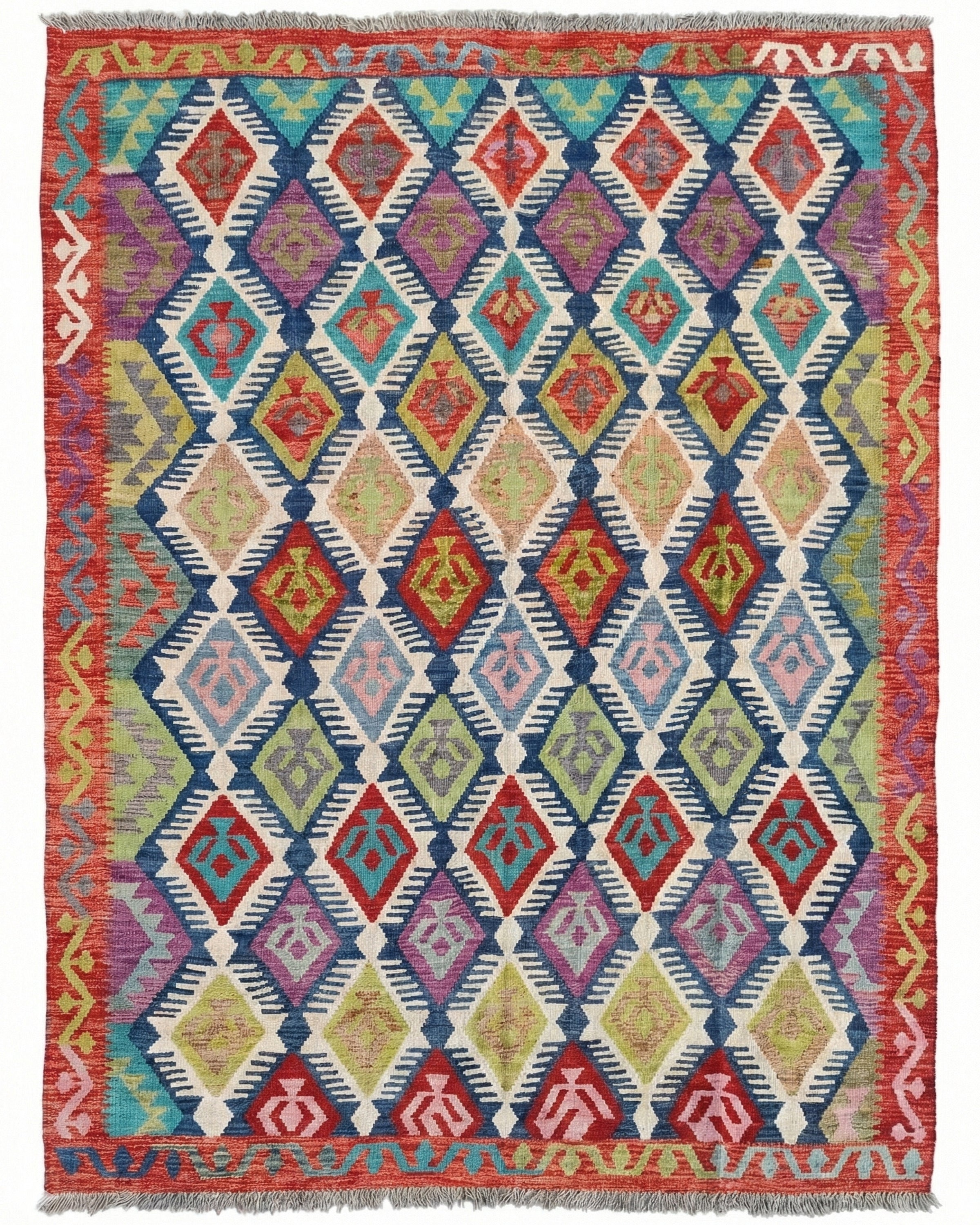 Traditional Kilims KM 7677 - 7 x 9'6