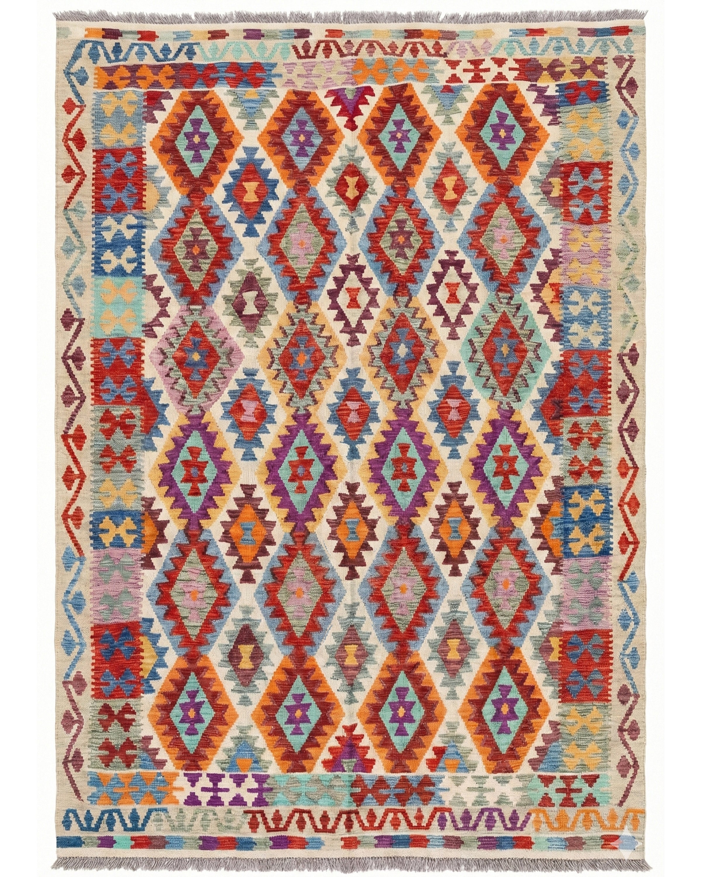 Traditional Kilims KM 7690 - 6'5 x 9'6