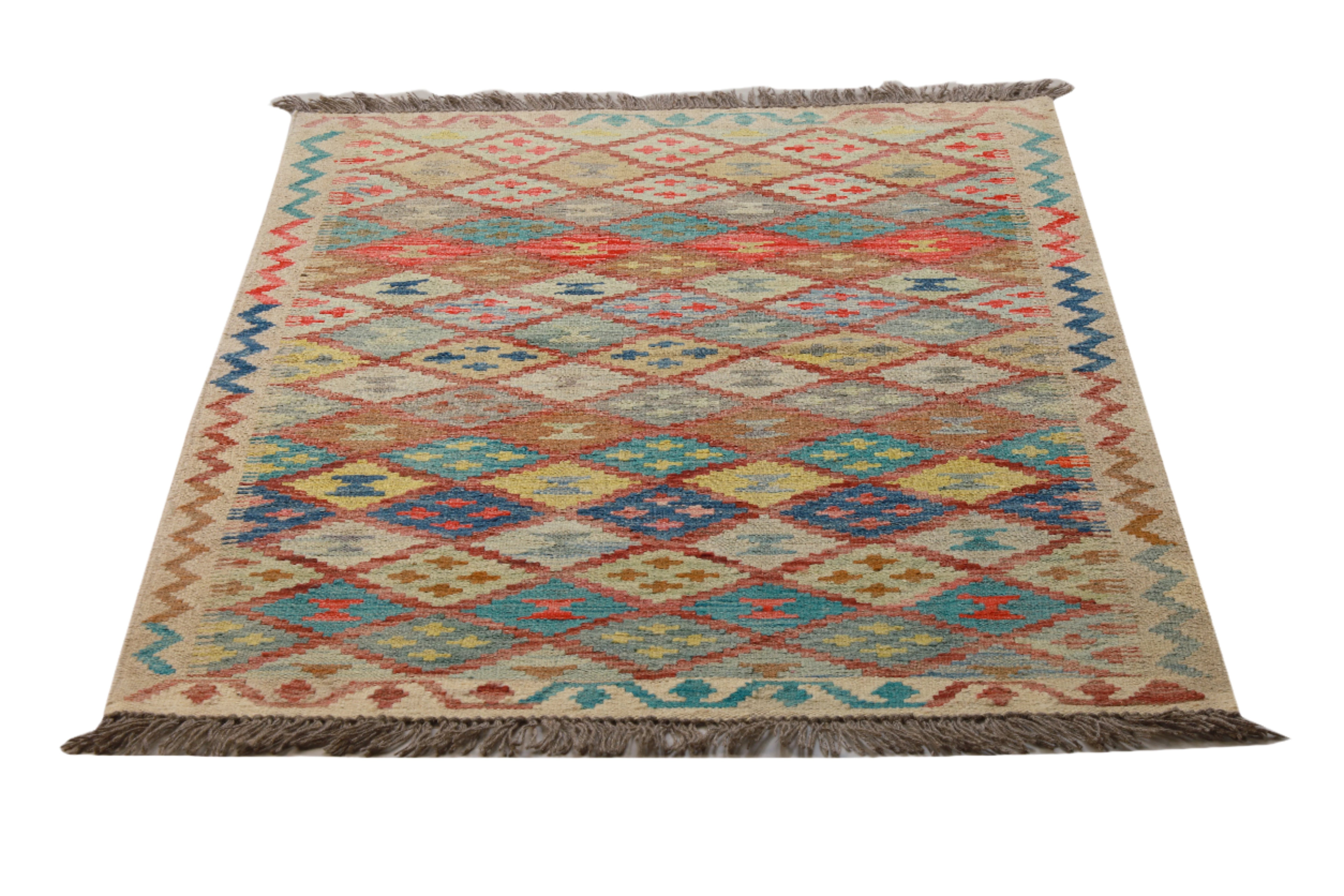 Traditional Kilims NUR 103 - 3'3 x 4'9